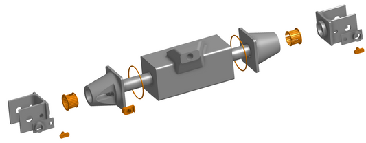 BMW HSR toimilaitteen korjaussarja (BMW integral active steering, rear-wheel steering)